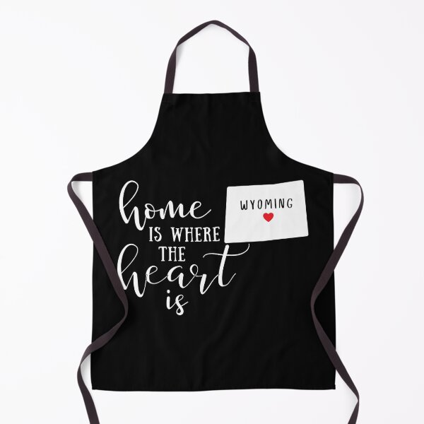 Item preview, Wyoming, Home Is Where the Heart Is, Home State designed and sold by ladylaughprints.