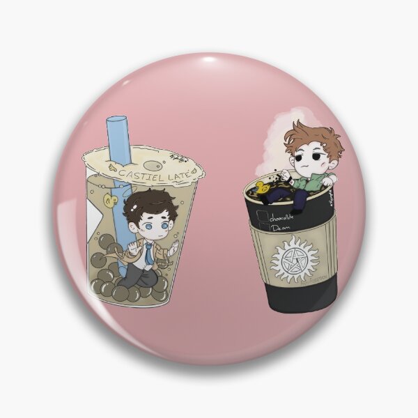 Item preview, Cute Couple of Espresso and Milk Tea designed and sold by agehatk.