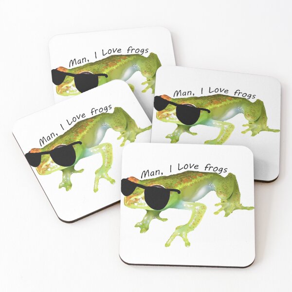 Item preview, Man I love frogs red designed and sold by Gawop.