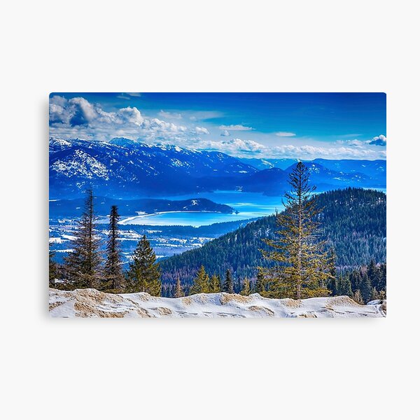 The View from the Hill Canvas Print