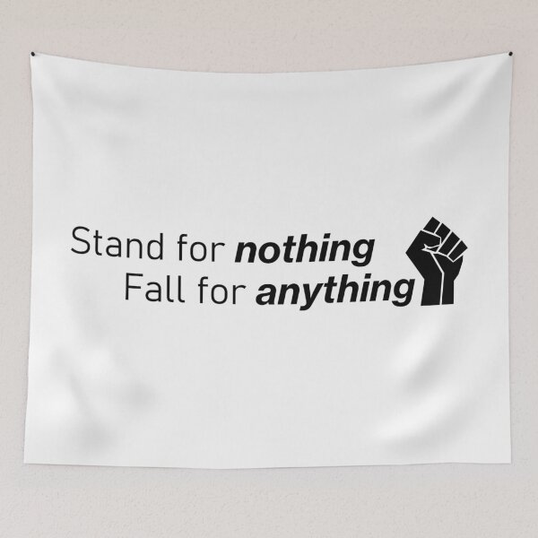 Item preview, BLM - Stand for nothing Fall for anything designed and sold by FallenFeline.
