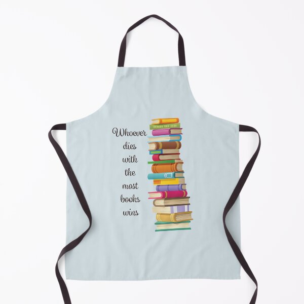 Item preview, Whoever Dies with the Most Books Wins designed and sold by Amelia Hay.
