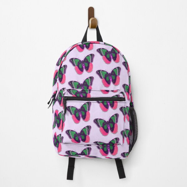 Item preview, Butterfly pink green purple designed and sold by Susanne Margarete Lutz.