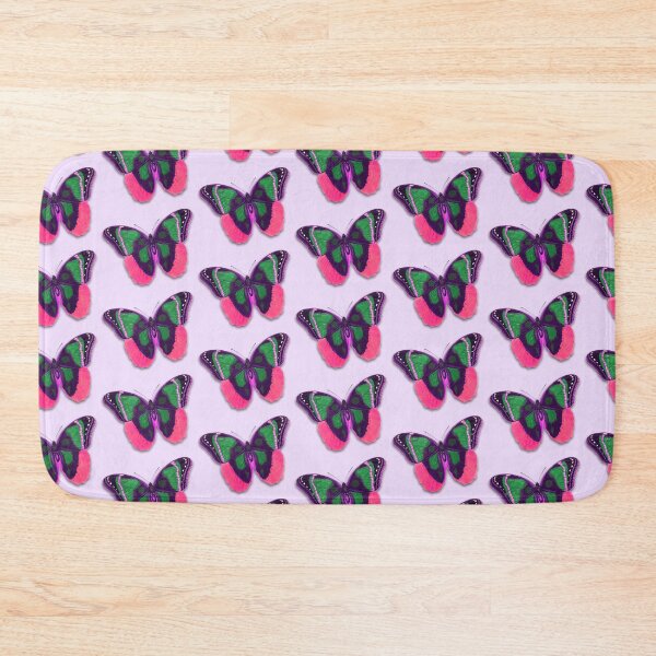 Item preview, Butterfly pink green purple designed and sold by Susanne Margarete Lutz.