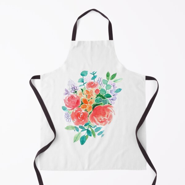 Item preview, Lovely bouquet of flowers in watercolor designed and sold by Bonheurem.