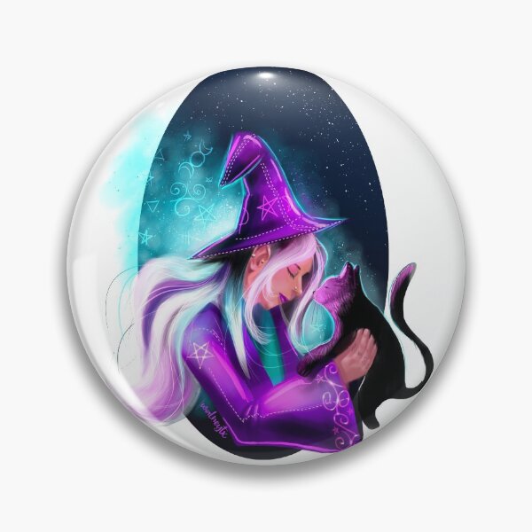 Item preview, Witch with Cat designed and sold by walneytx.