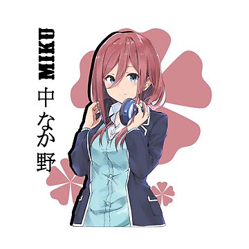 Miku Nakano, Quintessential Quintuplets, Anime Waifu, 5-toubun no Hanayome,  Nino | Sticker