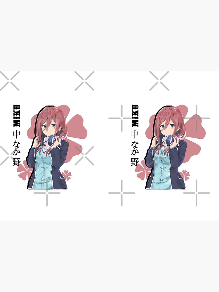 Miku Nakano, Quintessential Quintuplets, Anime Waifu, 5-toubun no Hanayome,  Nino | Sticker