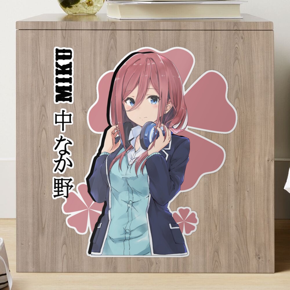 Miku Nakano, Quintessential Quintuplets, Anime Waifu, 5-toubun no Hanayome,  Nino Art Board Print for Sale by boutique shop