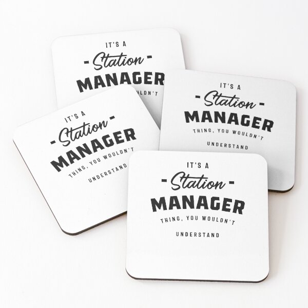 Item preview, Station Manager Gift Funny Job Title Profession Birthday Idea designed and sold by cidolopez.