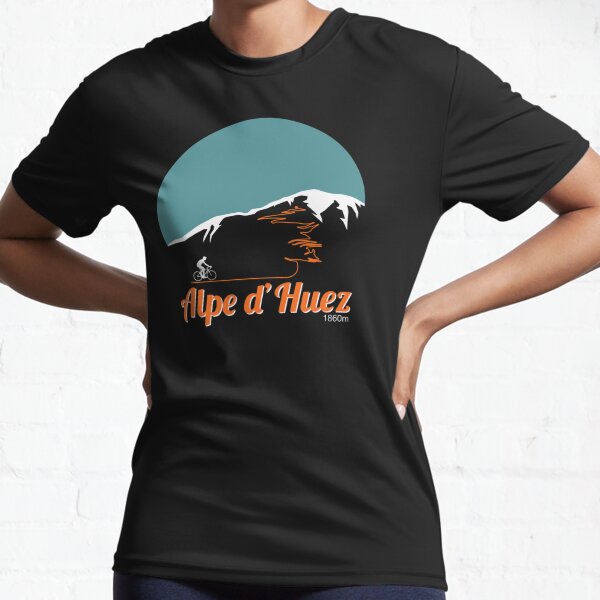 Alpe d'Huez Circular Artwork Active T-Shirt