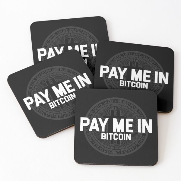 Item preview, Pagame en Bitcoin designed and sold by artistkalpesh.