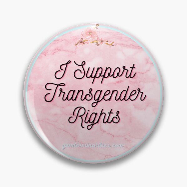 Item preview, I Support Trans Rights designed and sold by Gender Minorities Aotearoa.