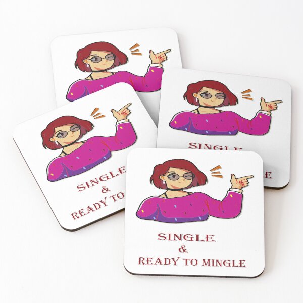 Item preview, Single & ready to mingle designed and sold by IVEKDESIGN.