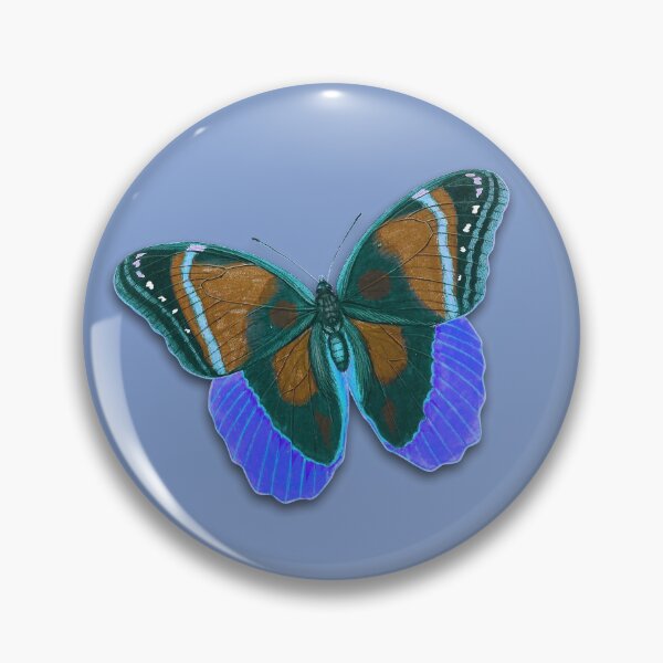 Item preview, Butterfly blue brown designed and sold by Susanne Margarete Lutz.