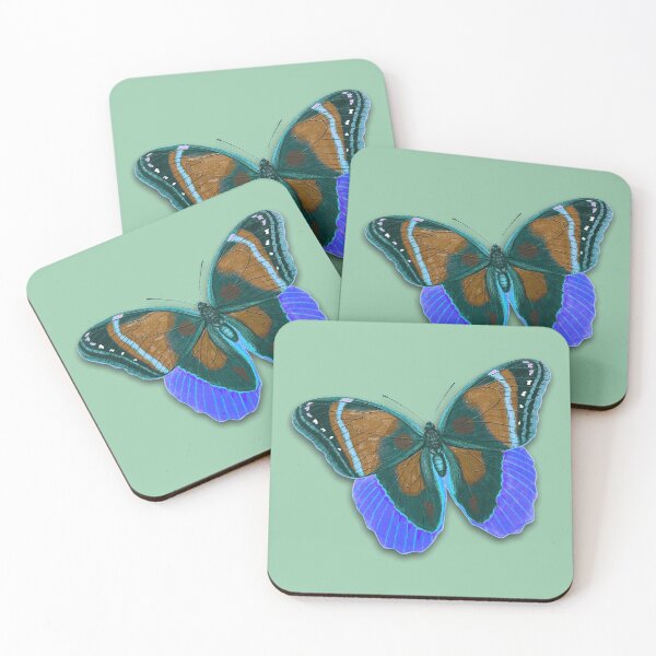 Item preview, Butterfly blue brown designed and sold by Susanne Margarete Lutz.