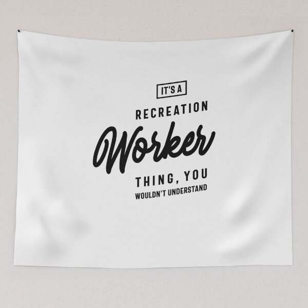 Item preview, Recreation Worker Gift Funny Job Title Profession Birthday Idea designed and sold by cidolopez.