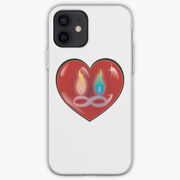 Twin Flame Red Heart 3d Infinity Love pink blue iPhone Soft Case