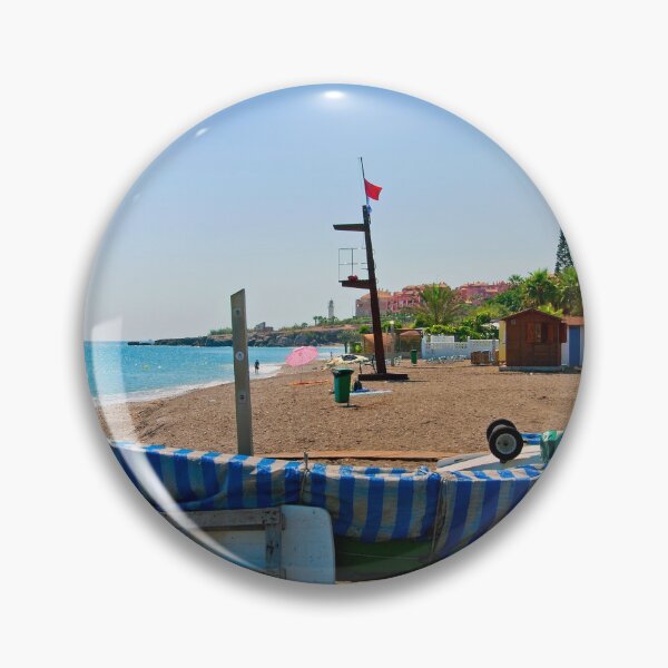 Item preview, Fishing Boat Penoncillo Beach Torrox Costa Spain designed and sold by AndyEvansPhotos.