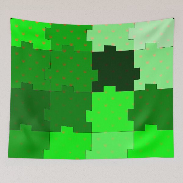 Item preview, jigsaw of green shades designed and sold by BobbyChristine.