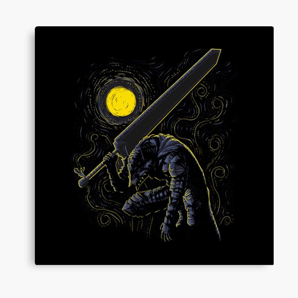berserk guts armor Canvas Print