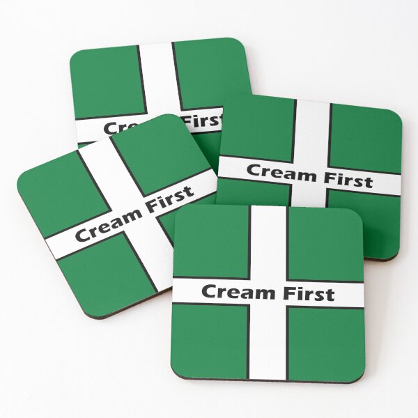 Item preview, Devon County Flag dedicated to St Petroc. Also Dedicated to cream Tea's with 'Cream First' in the centre. designed and sold by Rocketman2017.