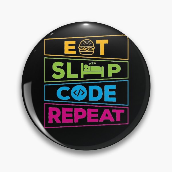 Item preview, Coder Eat Sleep Code Repeat Programmer & Computer Scientist designed and sold by Lenny Stahl.