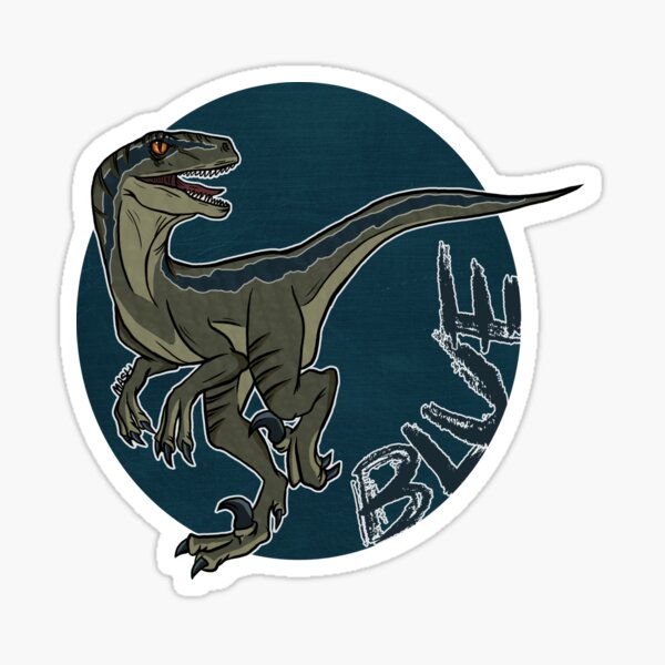 Jurassic World - Blue Raptor - Jurassic World - Sticker