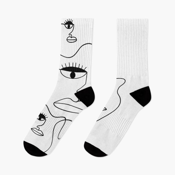 Item preview, One Line faces minimalist art designed and sold by AznavourByKarin.