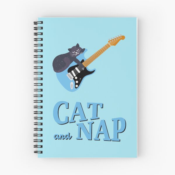 Item preview, Relaxed Cat on Guitar | Cosmic | Catnap designed and sold by Fluffy-Vectors.