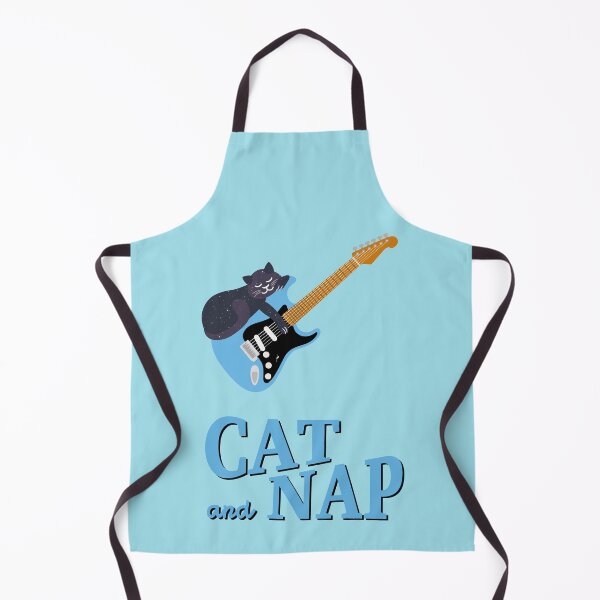 Item preview, Relaxed Cat on Guitar | Cosmic | Catnap designed and sold by Fluffy-Vectors.