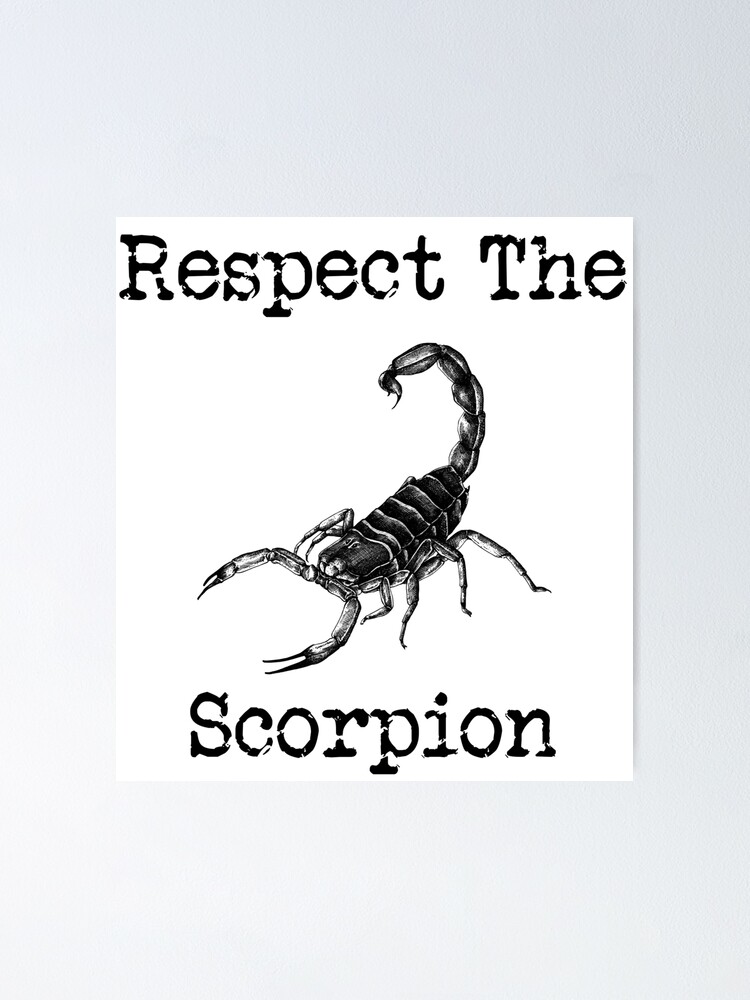 Respect The Scorpion, Gift Idea Essential T-Shirt : funny qoute shirt,  funny gift shirt, Gift For Birhday, do better quotes T-shirts