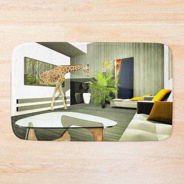 Item preview, Giraffe Coming through TV designed and sold by AnnoyedMouse.