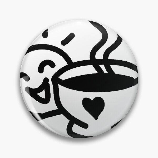 Artikelvorschau, Hot sweet cute morning coffee cup. Coffee cup with love, warm morning coffee, funny kawaii style, smile and happy, for home, cafe, restaurant. entworfen und verkauft von RukkiZukkiArt.