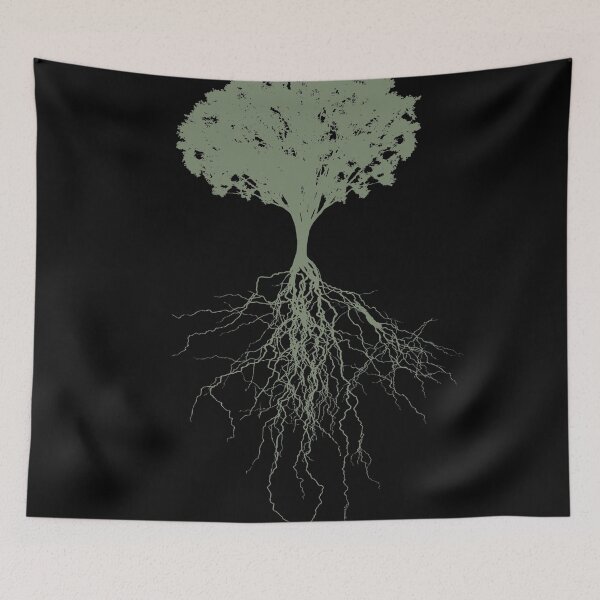 Item preview, Outline Tree of life Green - Tree Earth day 2021 - Earth day designs - tree of life hugger designed and sold by MinimalSketches.
