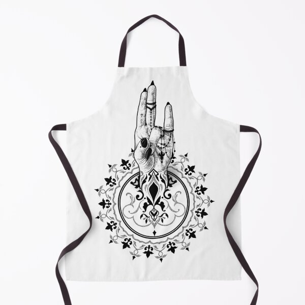 Item preview, Shocking Mandala (white version) - Dotwork Ornamental Illustration  designed and sold by Anicatattoos.