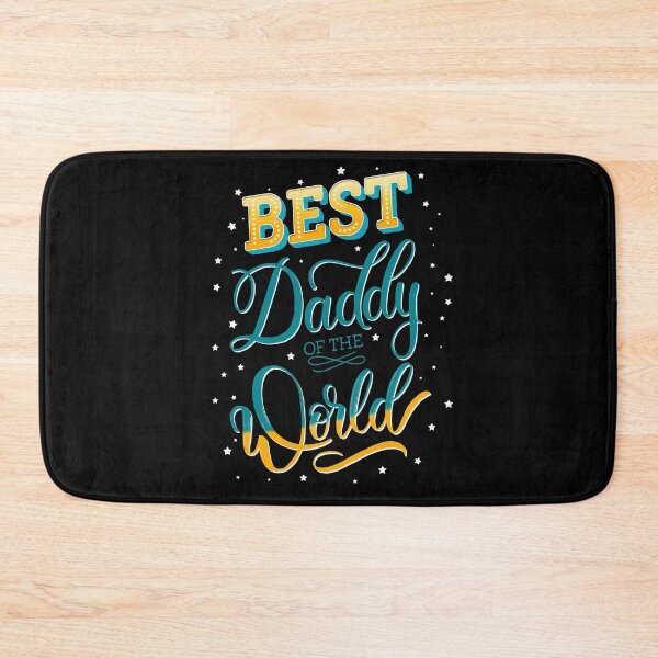 Item preview, Best Daddy of the World. Hand lettering. World's best dad. Retro style. designed and sold by Sandra Brezina.