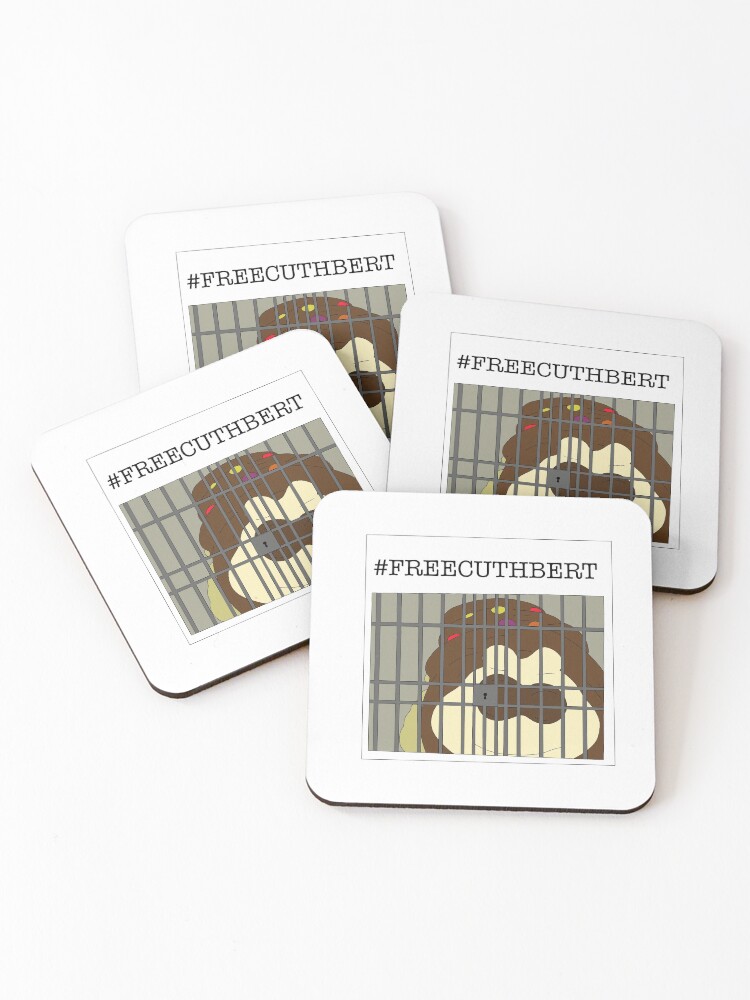 Thumbnail 1 of 5, Coasters (Set of 4), Cuthbert designed and sold by AEcreateNdesign.