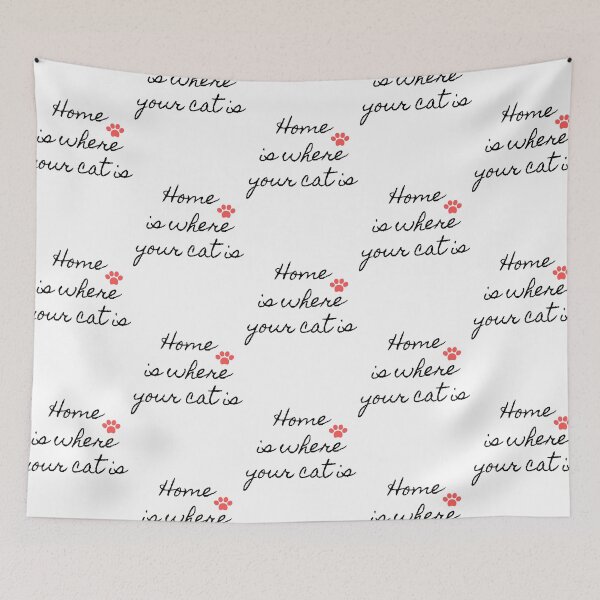 Item preview, Home Is Where Your Cat Is designed and sold by shopT-shirt0.