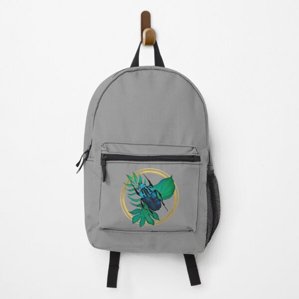 Item preview, Insect bug watercolor with leaves gold designed and sold by editanagy.