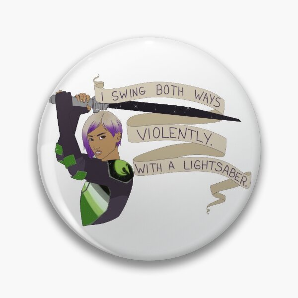 Item preview, I Swing Both Ways ~ Sabine Wren Aromantic Pride designed and sold by HazelBlooms.