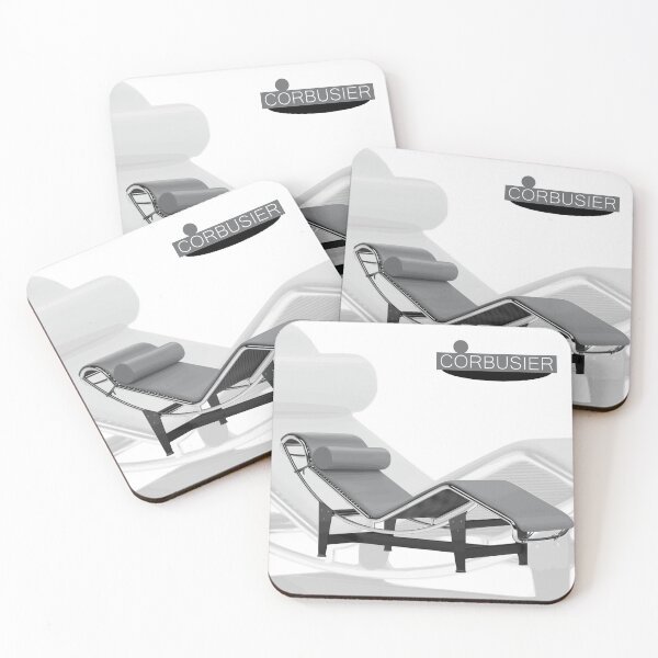 Item preview, Retro style Corbusier iconic chaise longue featuring unique logo designed and sold by Ricogfx.