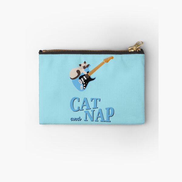Item preview, Relaxed Cat on Guitar | Siamese | Catnap designed and sold by Fluffy-Vectors.