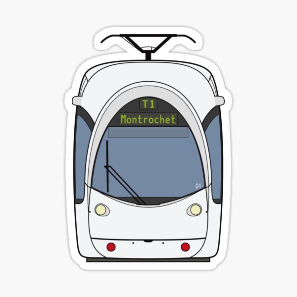 Aperçu de l'œuvre Tramway de Lyon créée et vendue par Charlie Care.
