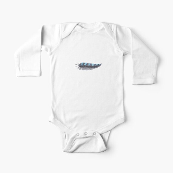 Feder eines Eichelhähers Baby Body Langarm