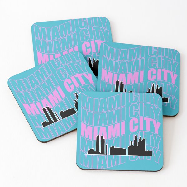 Item preview, Miami City silhouette Pink designed and sold by DKABRW.