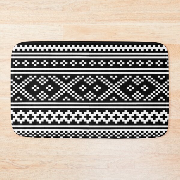 Item preview, norwegian knitting pattern from setesdal in black and white designed and sold by weilertsen.