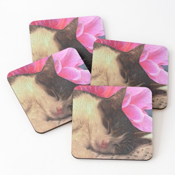 Item preview,  Life is more easy with cats  music and flowers - My Cat Is My Therapist - Great Gift For Cats Music and roses Lover designed and sold by Ralek.