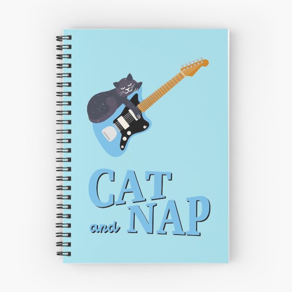 Item preview, Relaxed Cat on Surf Guitar | Cosmic | Catnap designed and sold by Fluffy-Vectors.