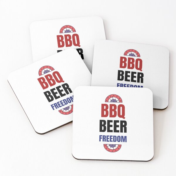 Item preview, BBQ BEER FREEDOM 4th of July  designed and sold by bosilvercat.